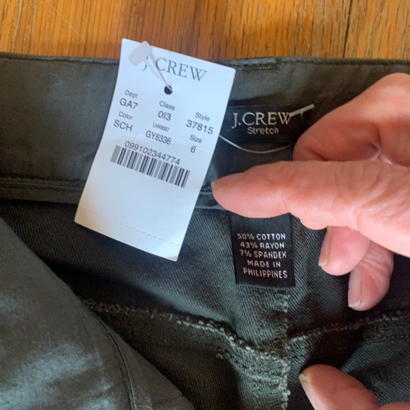 J Crew NWTs 2010 ish size 6 moto pants - Picture 3 of 6